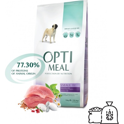 Optimeal Superpremium pre dospelých psov malých plemien kačka 12 kg