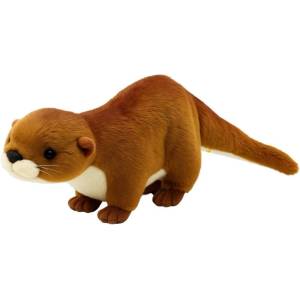LEAN Toys Плюшена играчка Lean Toys - Видра, 50 cm, кафява (22173) - baby