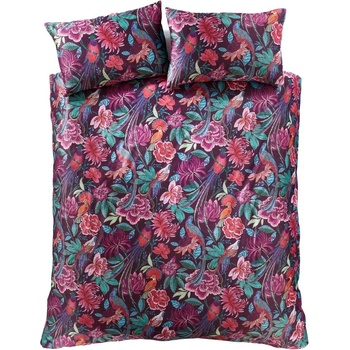 Catherine Lansfield Лилаво единично спално бельо 135x200 cm Bridgerton Kate Floral - Catherine Lansfield (BD/58050/R/SQS/PLU)