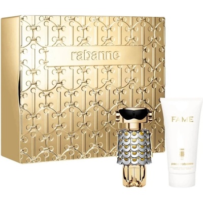 Paco Rabanne Paco Rabanne Fame Подаръчен комплект за жени Размер EDP 80 ml + 100 ml лосион за тяло