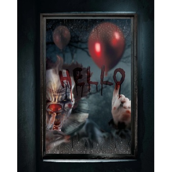Fiestas Guirca Декорация за прозорец Pennywise Hello