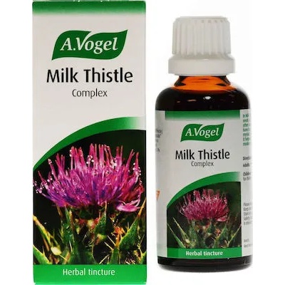 A.Vogel Хранителна добавка Артишок , Глухарче и Бял трън тинктура, A. Vogel Milk Thistle 50ml