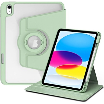 Vsetkonamobil 106932 CRYSTAL FLEXI 2v1 Zaklápacie puzdro pre Apple iPad 2025 / iPad 2022 svetlozelené