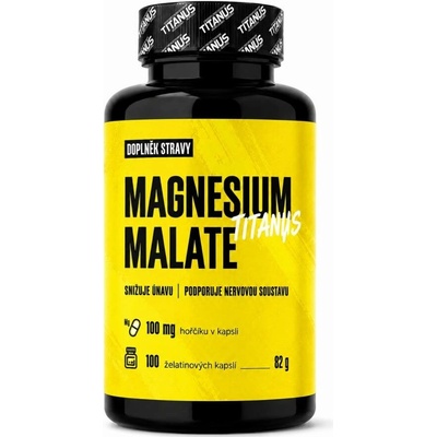 TITANUS Magnesium malate hořčík 100 kapslí