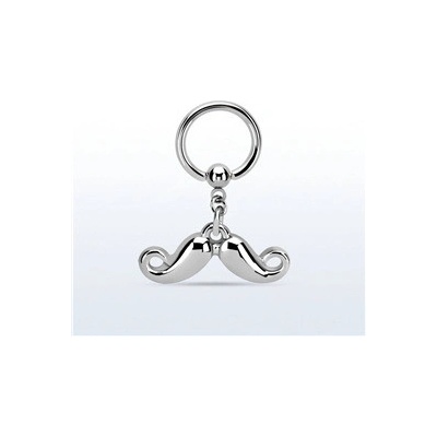 Piercingate Kruh knír PKR00162 Stříbrná