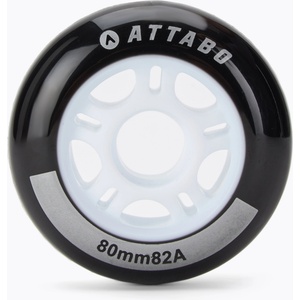 ATTABO Колела за ролери ATTABO 80 mm 4 бр. black