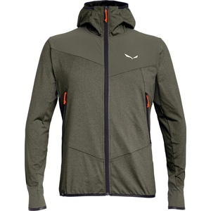 Salewa Мъжко поларено яке Salewa Agner Hybrid Polarlite Durastretch Fullzip Hoody Fleece jacket - Faded Green Melange - размер 50 (EU) (005-2664-1113)