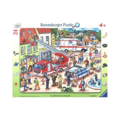 Ravensburger 110, 112 - Eilt herbei! 24 Teile Rahmenpuzzle