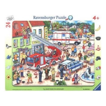 Ravensburger 110, 112 - Eilt herbei! 24 Teile Rahmenpuzzle