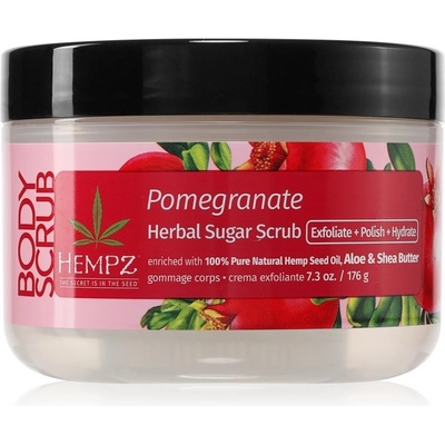 HEMPZ Pomegranate telový peeling 176 g