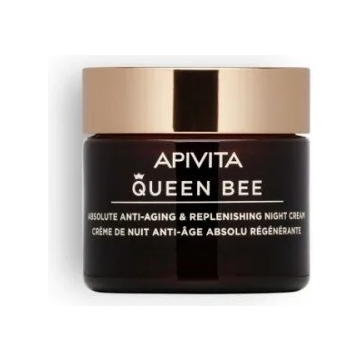 APIVITA Иновативен стягащ нощен крем за Лице , С пчелно млечице и мед , Apivita Queen Bee Absolute Anti-Aging and Replenishing Night Cream 50ml Queen Bee Absolute Anti-Aging and Replenishing Night Cream 50ml