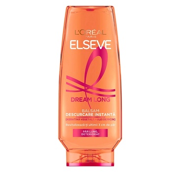 L'Oréal Балсам L'Oreal Paris Dream Long Descurcare Instanta за дълга коса, изтощена, 200 мл (756216)