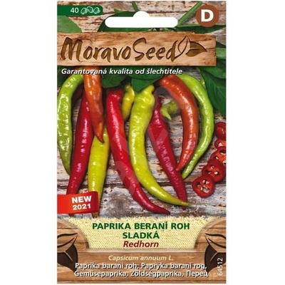 MoravoSeed Paprika beraní roh sladká Redhorn