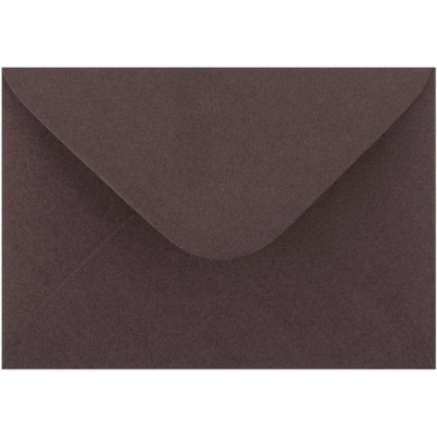 Paper Design Obálka C6 metalická - tm. hnědá - 190372