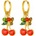 Glanzio náušnice Cherry Charm 91023