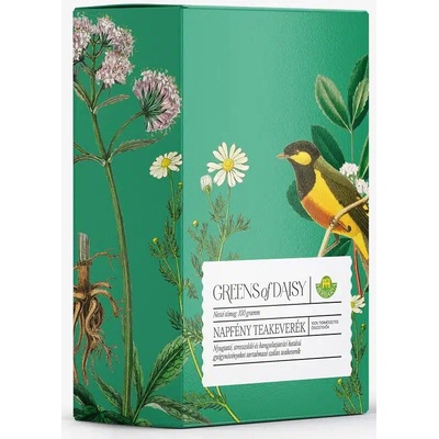 Herbária Greens of Daisy bylinná čajová zmes proti stresu, na relax a dobrú náladu 100 g