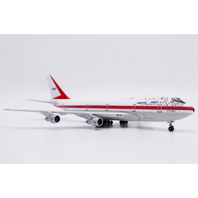 JC Wings B747-121 Boeing Aircraft Company "1969sFirst Flight" Colors. With "28 Airline" Logos, Named "City of Everett" with GSE set 1:400