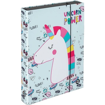 Oxybag desky na školní sešity A4 Jumbo Unicorn iconic