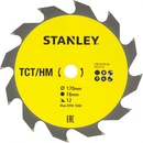 STANLEY pilový kotouč na dřevo TCT/HM 12 zubů 170x16 mm