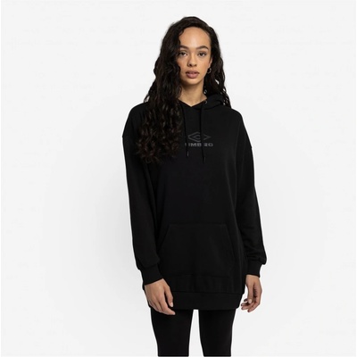 Umbro dámská prodloužená mikina BLACK/BLACK