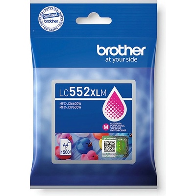 Brother original ink LC552XLM, magenta, 1500str (LC552XLM)