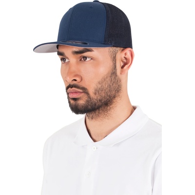 Urban Classics Шапка с козирка в синьо Flexfit Mesh TruckerUB-6511-00155 - Син, размер L/XL
