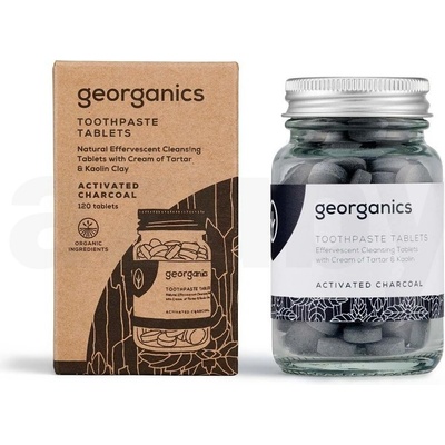 Georganics Activated Charcoal v tabletách 120 ks
