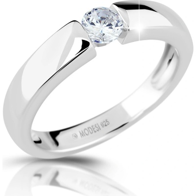 Modesi Stříbrný prsten s kubickým zirkonem M01211