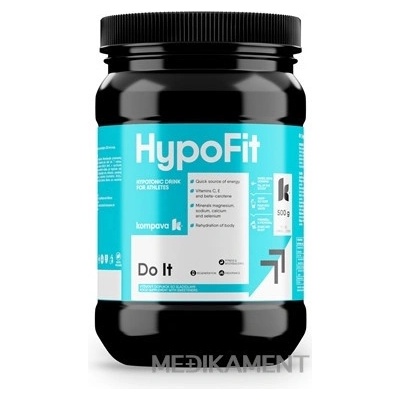 Kompava HypoFit prášok, príchuť čierna ríbezľa 500 g