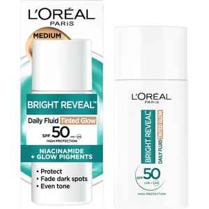 L'Oréal L’Oreal Bright Reveal Оцветен флуид, SPF50, Medium, 50 ml