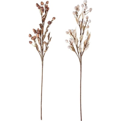 Bloomingville Umělá květina ASTAN V.80cm SET/2ks hnědá