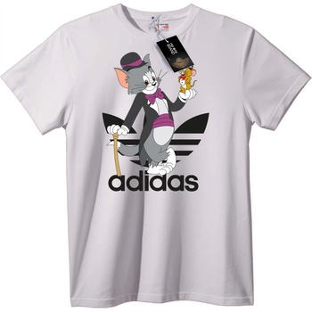 NOONEBRAND Тениска Том и Джери - 4XL, Black