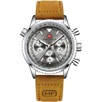 MINI FOCUS Часовник Mini Focus OT-23888 - Кафяво / Сребристо KP23888 (OT-23888)