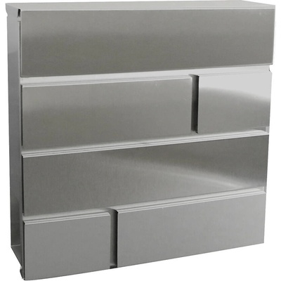 schránka poštovní BRICKS 370x370x105mm nerez – Zbozi.Blesk.cz