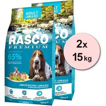 Rasco Premium Adult Lamb & Rice 2 x 15 kg
