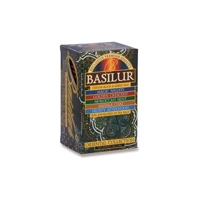 Basilur směs černých a zelených čajů Orient Assorted 20 x 2 g