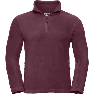 Russell Athletic 874m / Мъжки полар суитшърт с 3/4 цип - бордо xs (10874m37000)