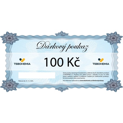 Dárkový poukaz T.S.BOHEMIA 100 Kč TSB0100
