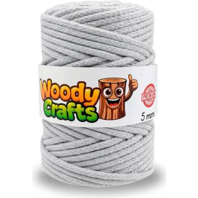 Woody Crafts Woody PREMIUM 5 mm (100m) - Světle šedá (Light Grey)