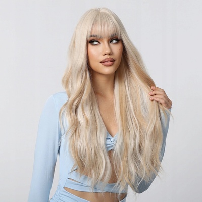 Ncdshair Parochňa dlhé vlasy syntetická blond