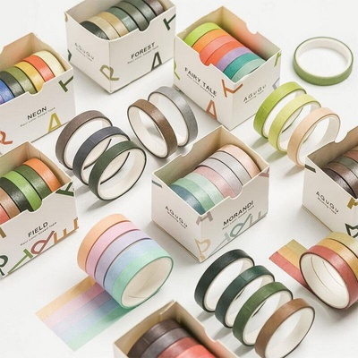 Agugu Raul color boxed tape 0,7 cm x 2 m Macaron