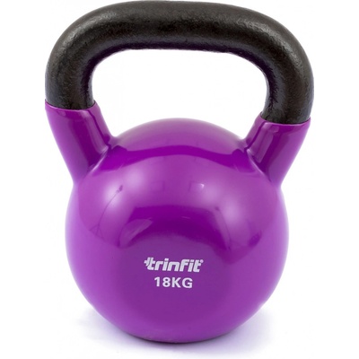 TRINFIT Kettlebell kov / vinyl 18 kg