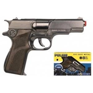 GONHER Metal Police Gun 8 rounds - mallbg - 21,81 лв