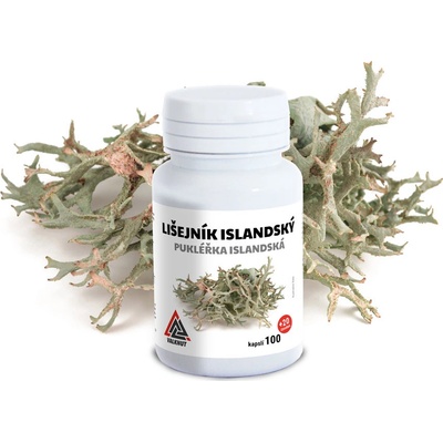 Lišejník Islandský Pukléřka Islandská Valknut 100+20 kapslí