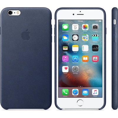 Apple Тъмносин кожен защитен кейс за iPhone 6s Plus (MKXD2ZM/A)