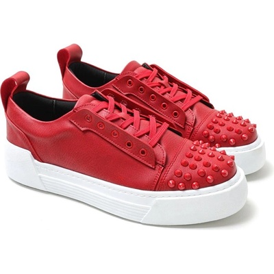 Chekich Унисекс обувки с връзки CH169 - Червени #359725 (359725_Червен)