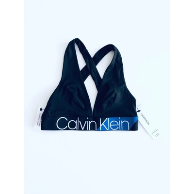 Calvin Klein Bold Black stylová Bralette Černá