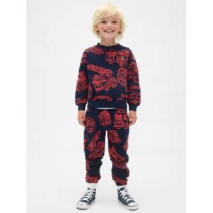 GAP Бебешки спортен комплект VintageSoft GAP GAP | Cherven | Момчешки | 18-24 месеца