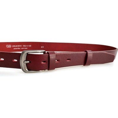 Penny Belts dámský kožený opasek 30-191-95 bordó