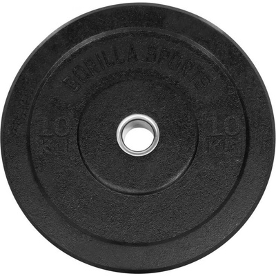 Gorilla Sports oceľové jadro potiahnuté gumou 10 kg 51 mm